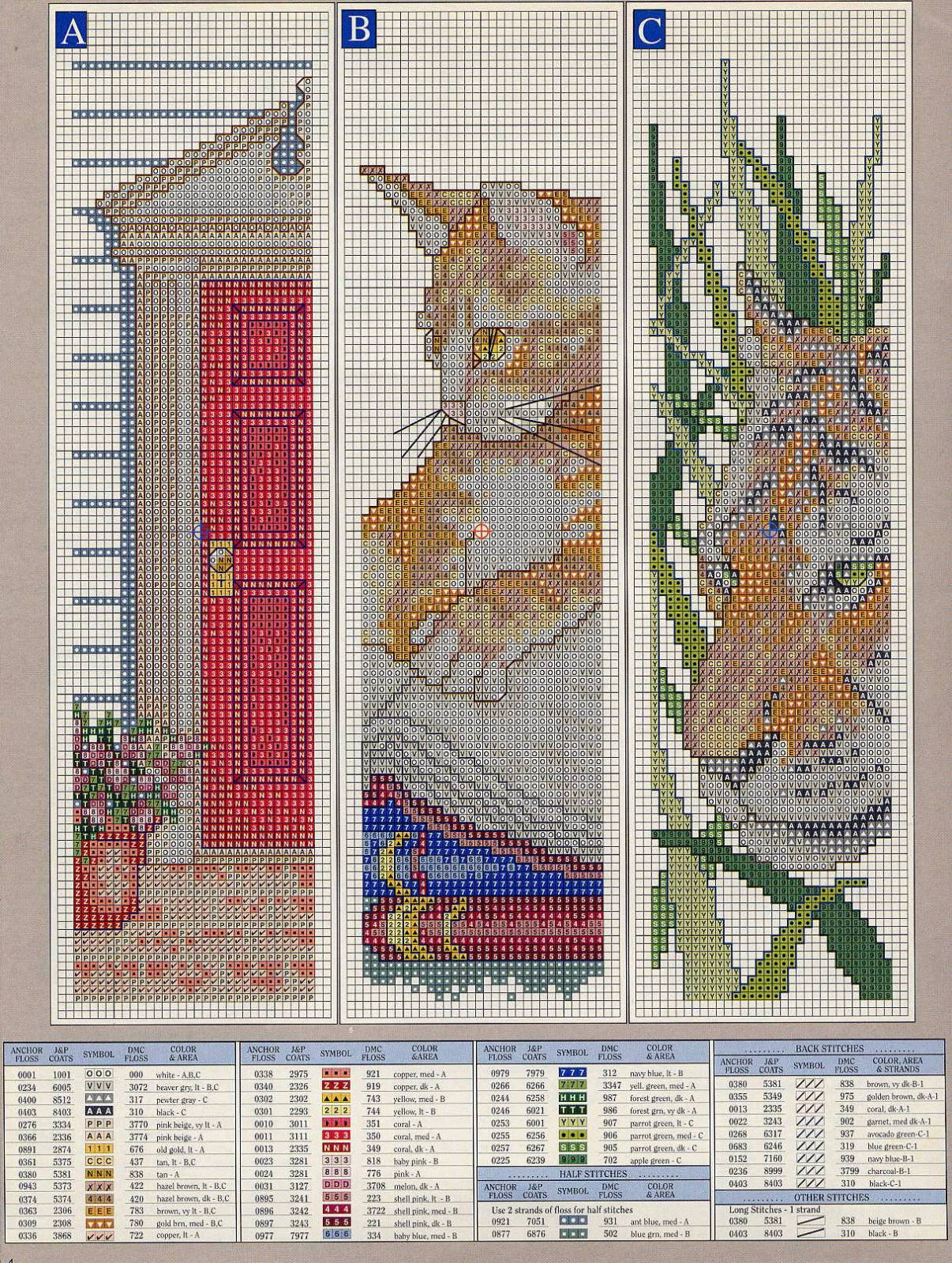 Закладки, бискорню и т.п. - Каталог схем для вышивки крестом 39 Закладки, бискорню и т.п. - Каталог схем для вышивки крестом 58